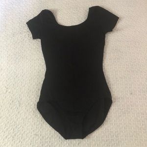 Black Capezio leotard